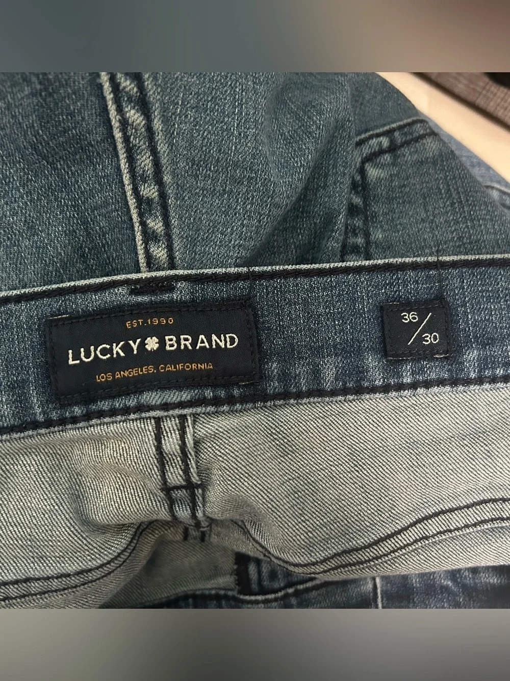 Lucky Brand 363 Straight Leg Jeans Men’s 36x30 Medium Wash Denim